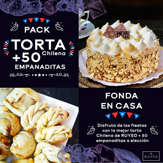 TORTA CHILENA + 50 EMPANADITAS